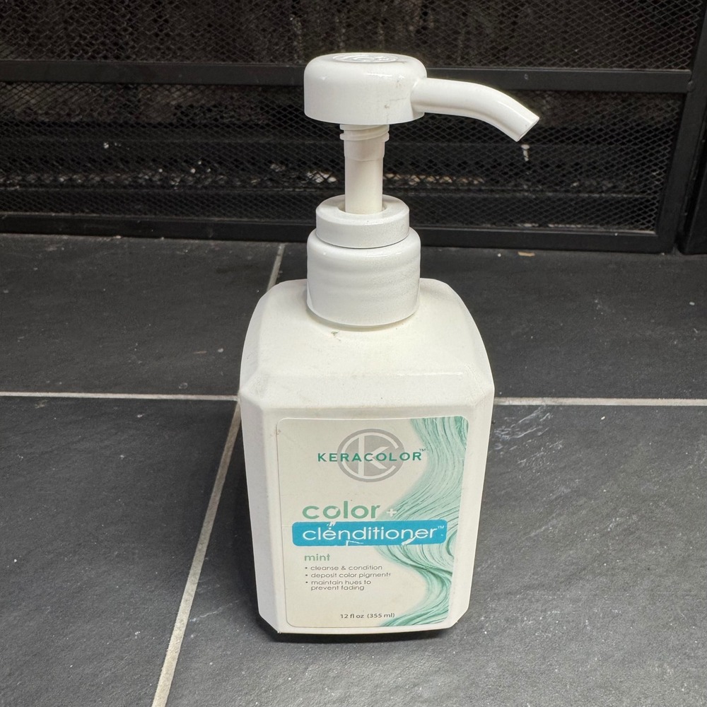 Keracolor Color Clenditioner Mint 12oz Hair Dye Depositing Conditioner Cleanser‎